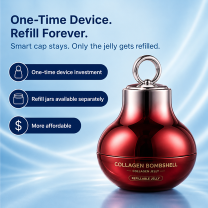 COLLAGEN Bombshell-  FIRMING COLLAGEN JELLY · red light therapy